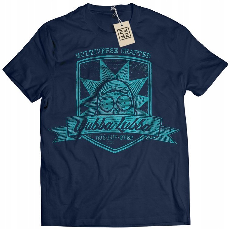 

Koszulka Męska T-shirt Rick And Morty Wubba S
