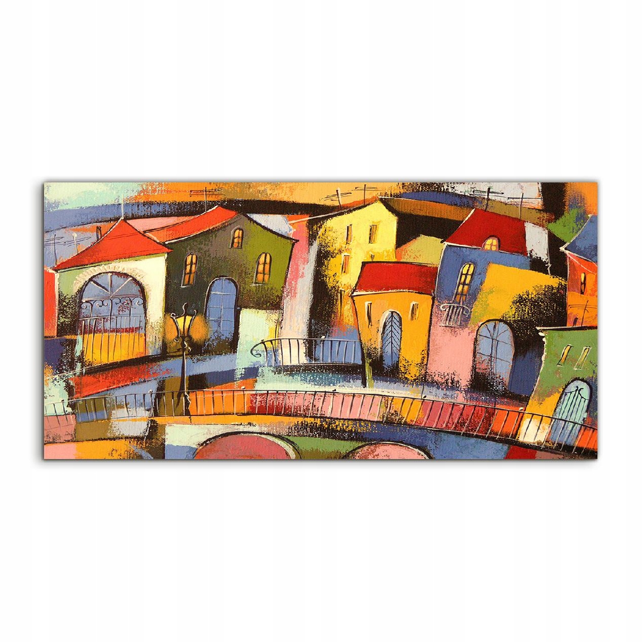 

Fotoobraz 120x60 z nadrukiem Abstrakcja Art Miasto