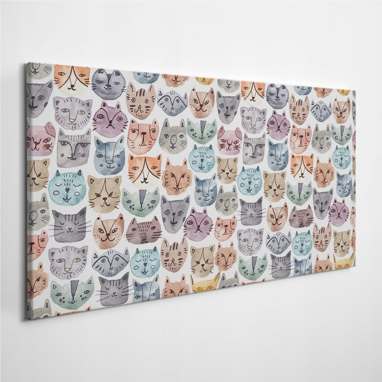 

Zdjęcie na płótnie Akwarele Koty Zwierzęta 100x50