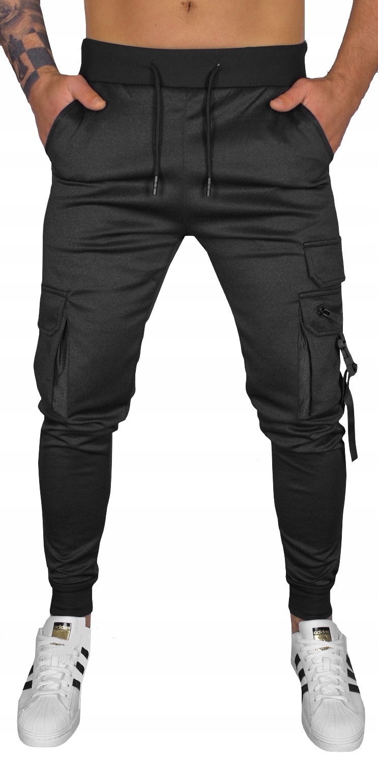 SPODNIE DRESOWE DRESY JOGGERY MĘSKIE