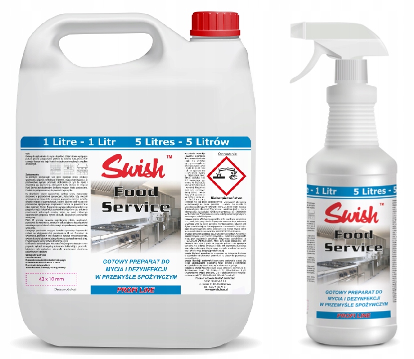 

Swish Food Service dezynfekcja gastronomii 5L+1L