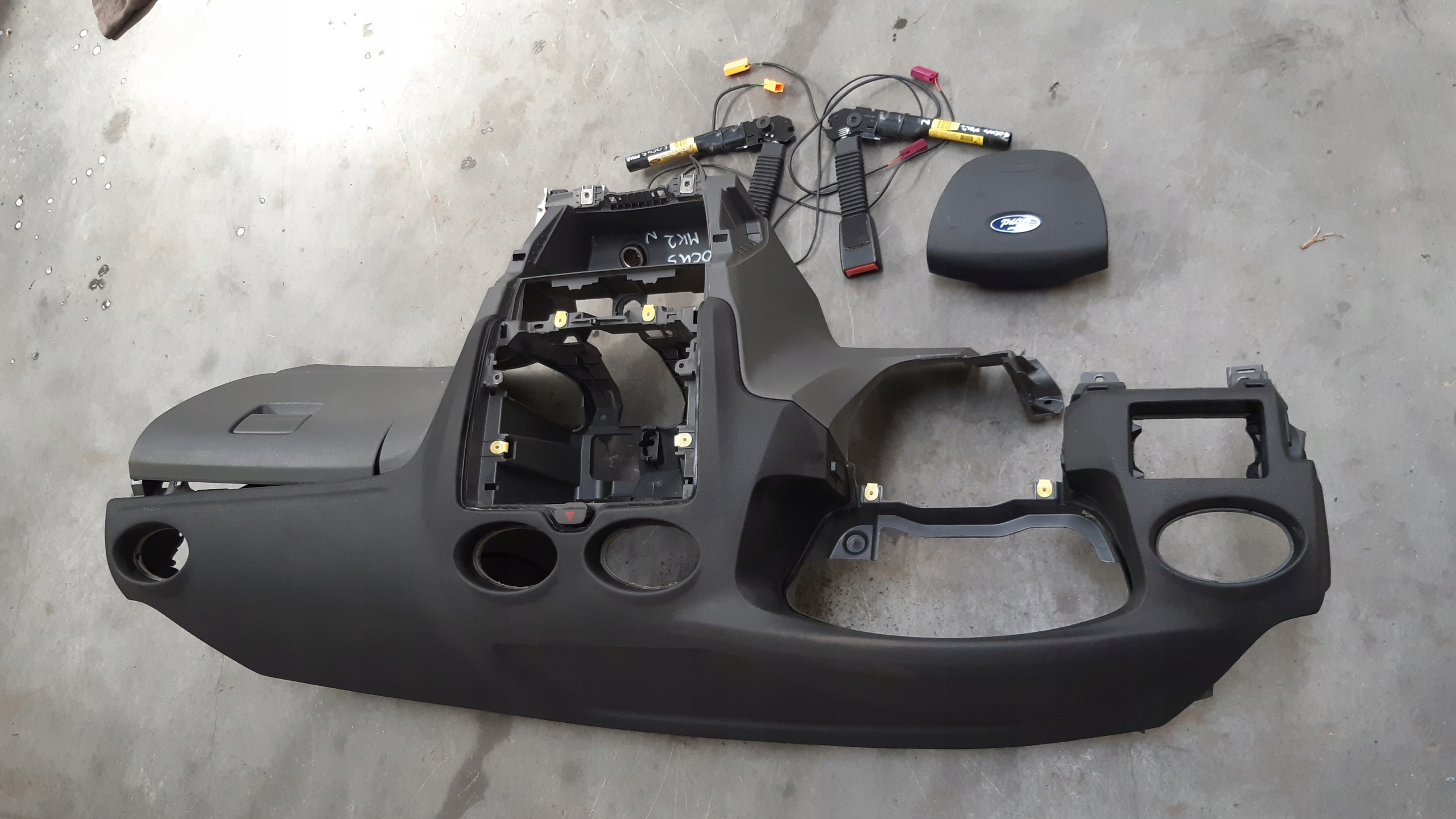 dashboard sensor tension belts airbags kpl Ford Focus MK2