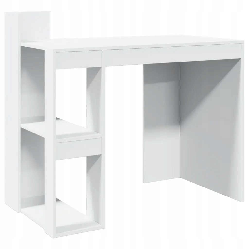 Biurko drewnopochodne 103,5x56,5x94cm, białe