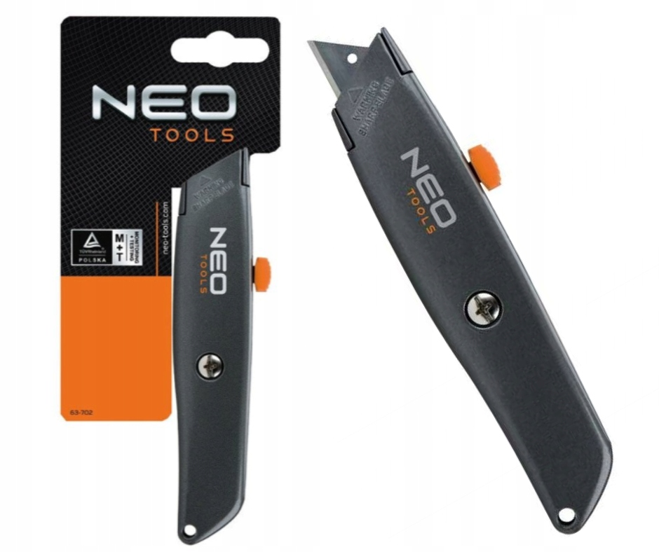 

Nóż Z Ostrzem Trapezowym Metal Korpus 63-702 Neo