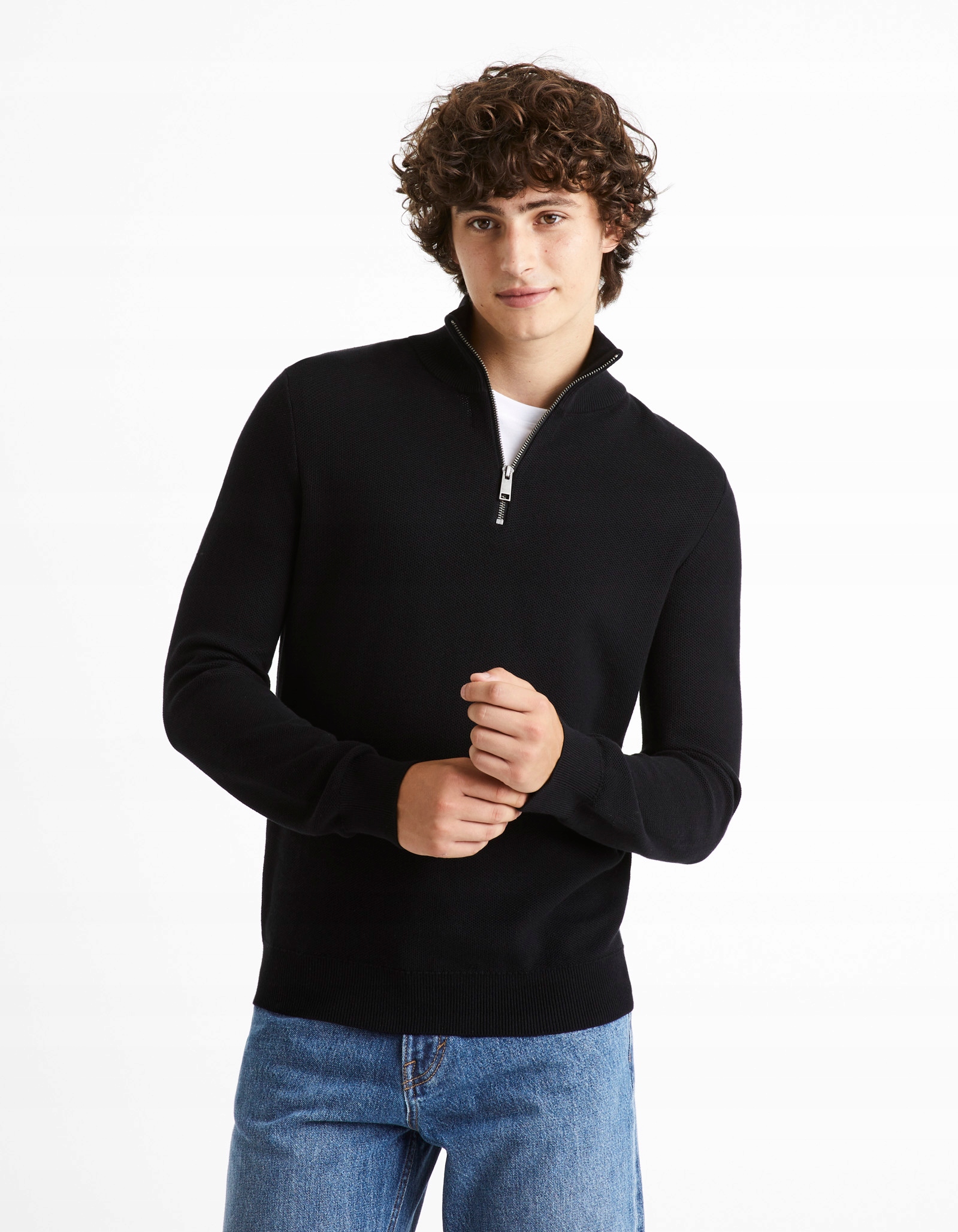 Celio Svetr Celim s límcem na zip