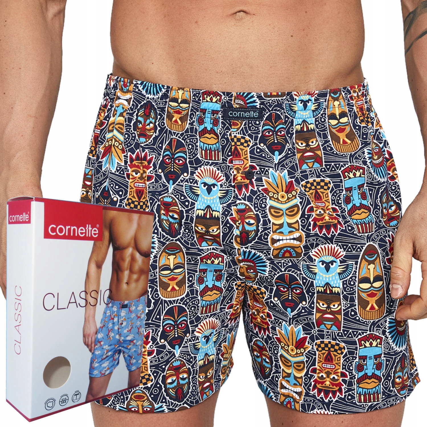 

Cornette bokserki Classic luźne 001/103 ethnic