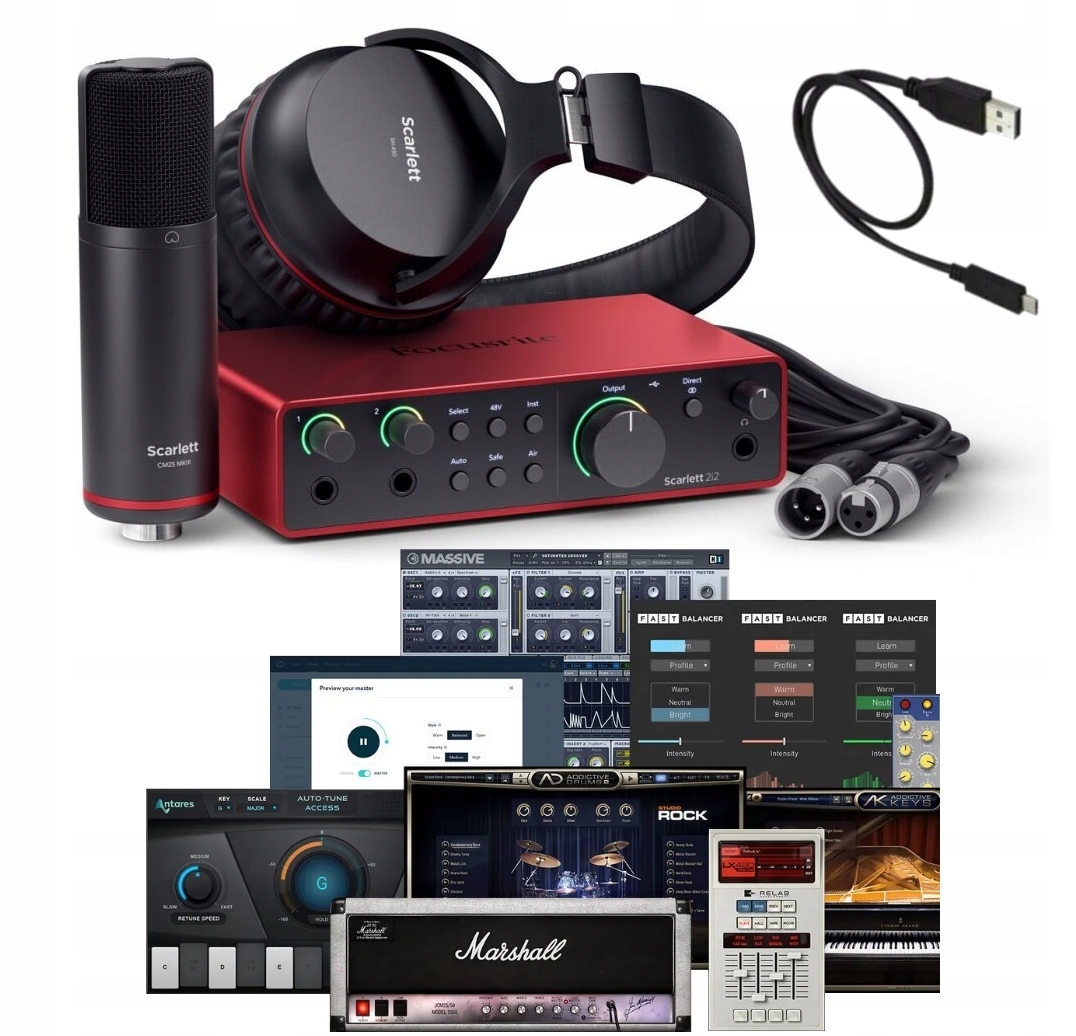 DTM・DAW Focusrite Scarlett 2i2 Focusrite Scarlett 2i2 Studio (3rd Gen) | Polska