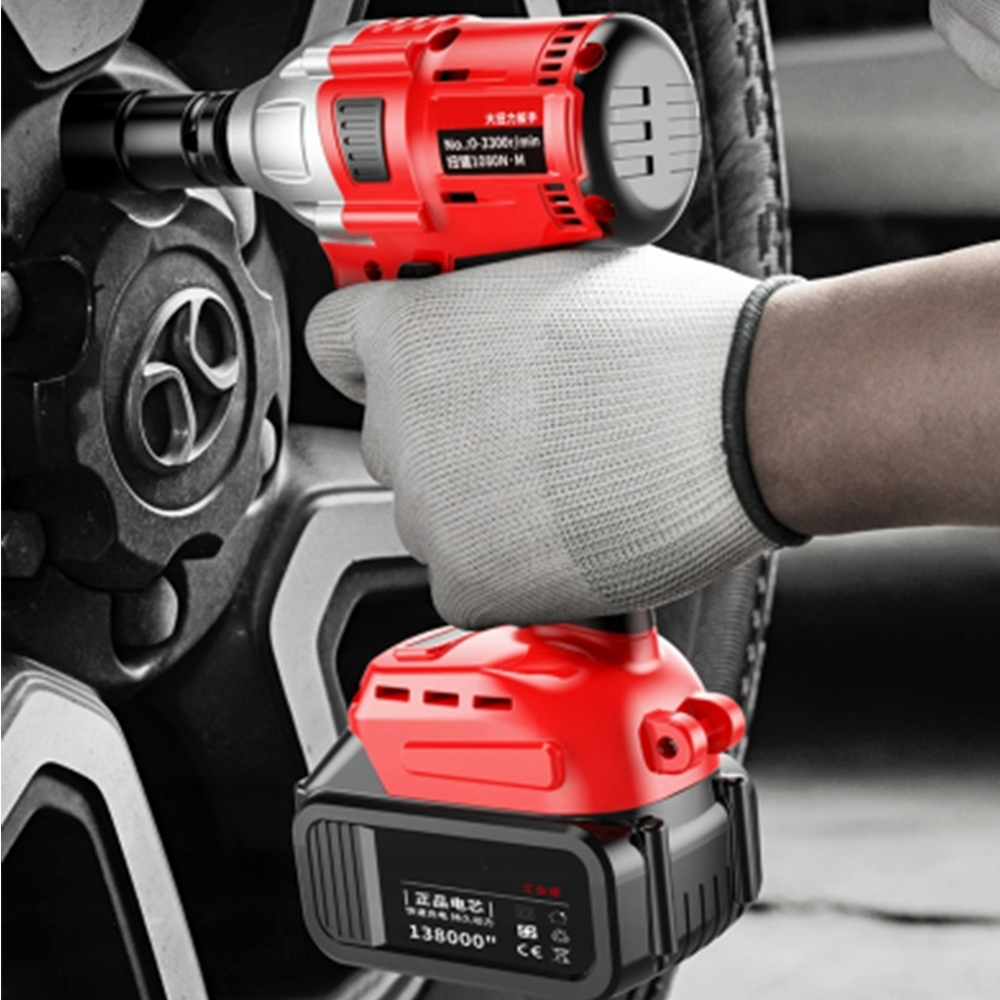 KLUCZ UDAROWY AKUMULATOROWY 650NM 2XAKU+WALIZKA MOCNY Marka bez marki