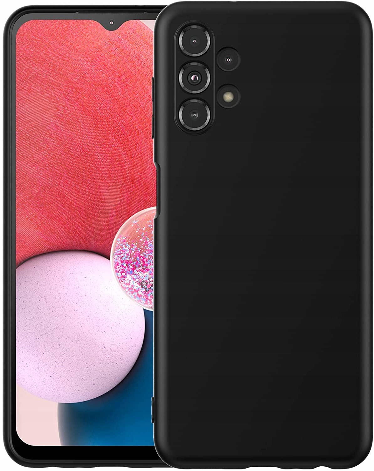 ETUI DO SAMSUNG A32 4G SILIKONOWE CASE + SZKŁO