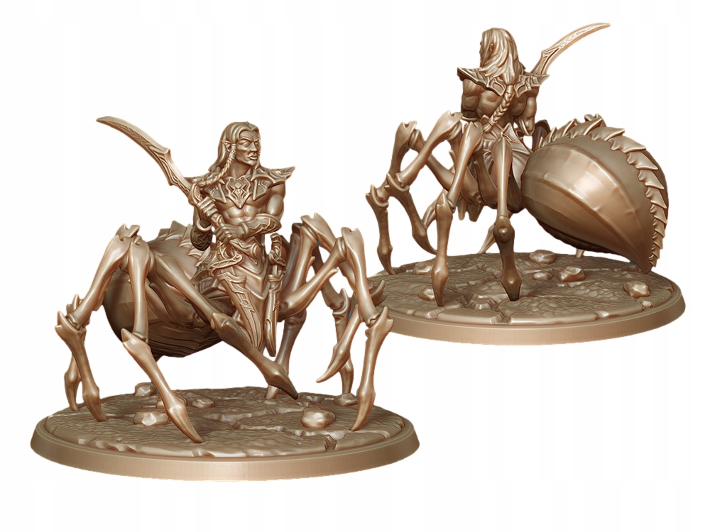 Dark Elf Blessed Champion - Labyrinth Models