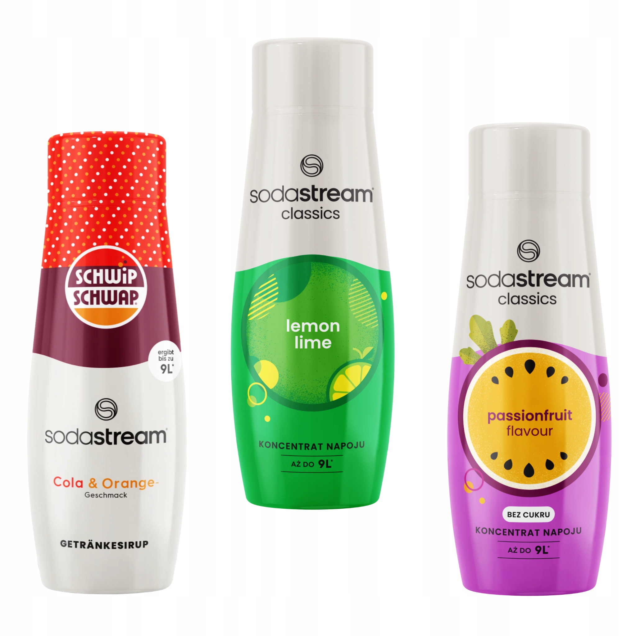 Levně Sirupy pro Sodastream Schwip Schwap Lemon Lime Passionfruit Marakuja