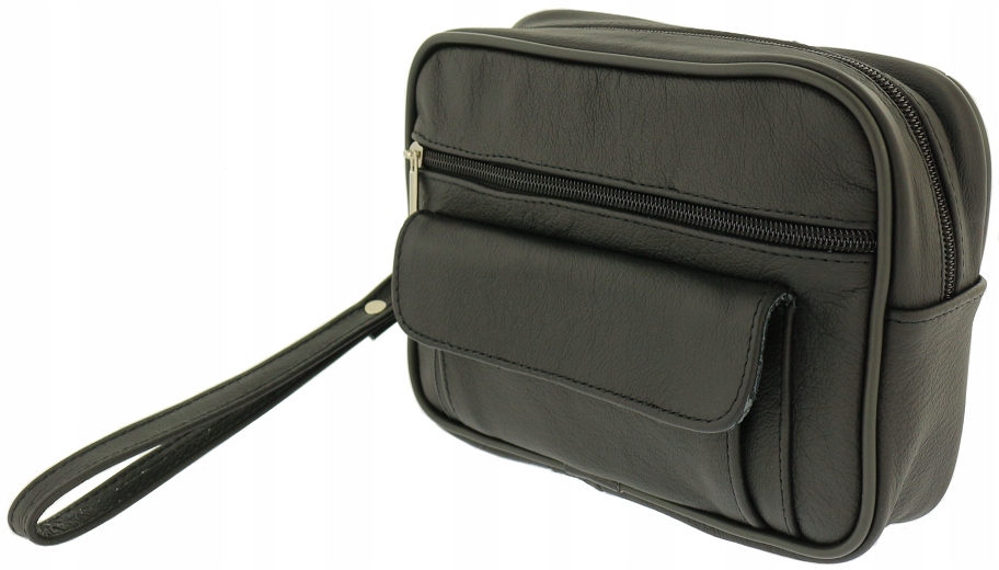 Skórzana SASZETKA męska POLSKA FIRMA SKÓRA 100%