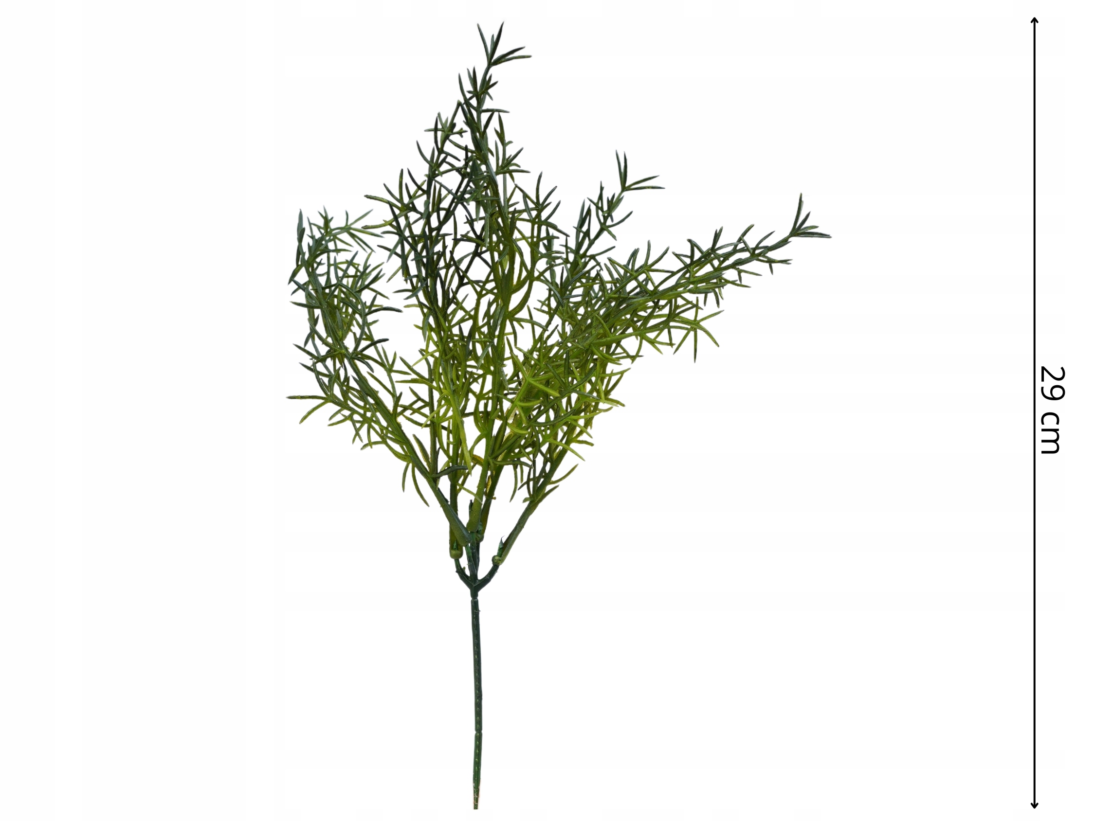 6x SZTUCZNA GAŁĄZKA ASPARAGUS DO STROIKÓW PIK 29 CM DO DEKORACJI DODATEK Marka Topoblu