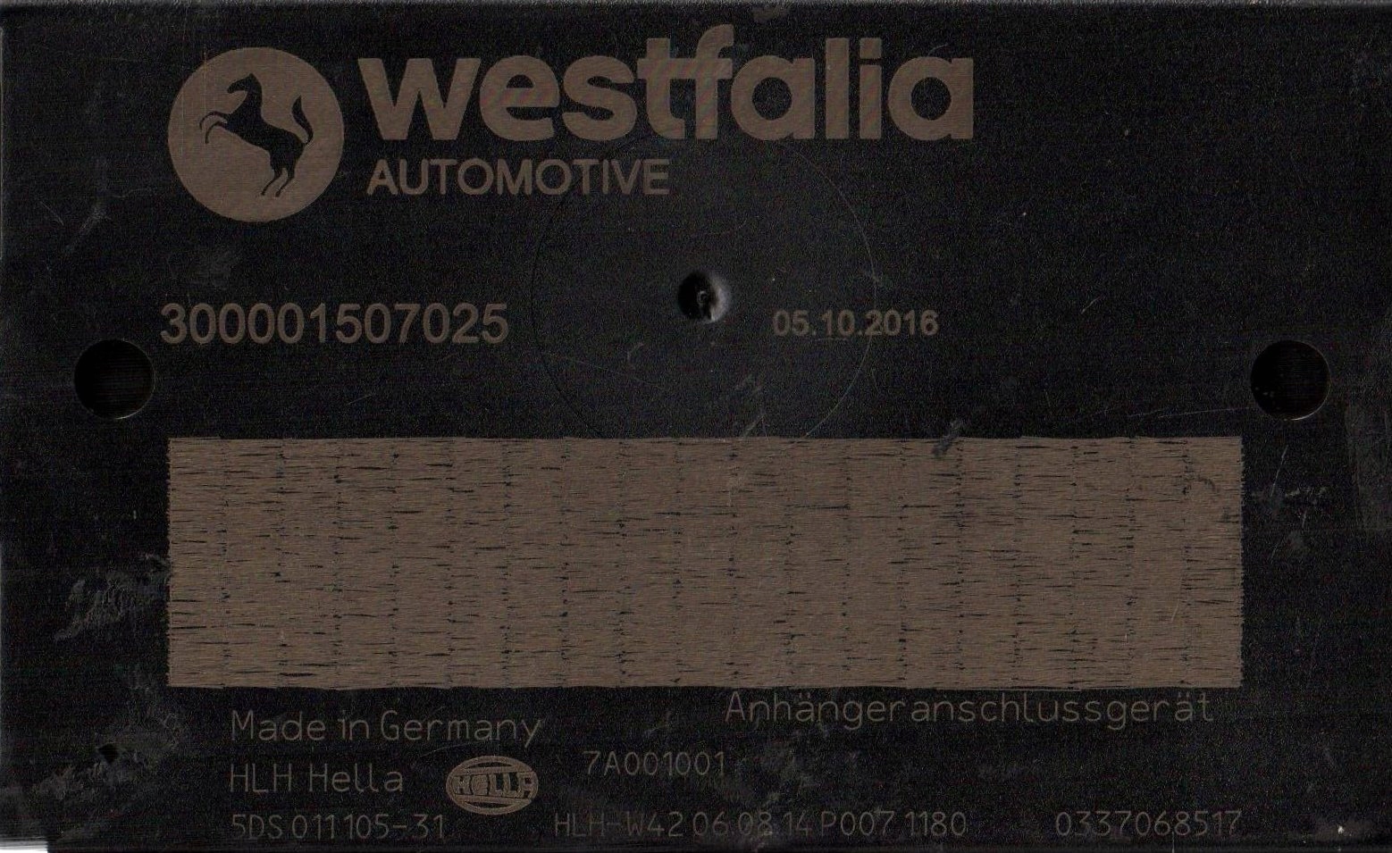 Zestaw elektryczny, zestaw zaczepu przyczepy WESTFALIA 305391300113