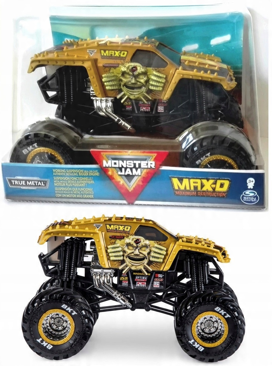 

Max-d Destruction Trucks Monster Jam Auto 1:24