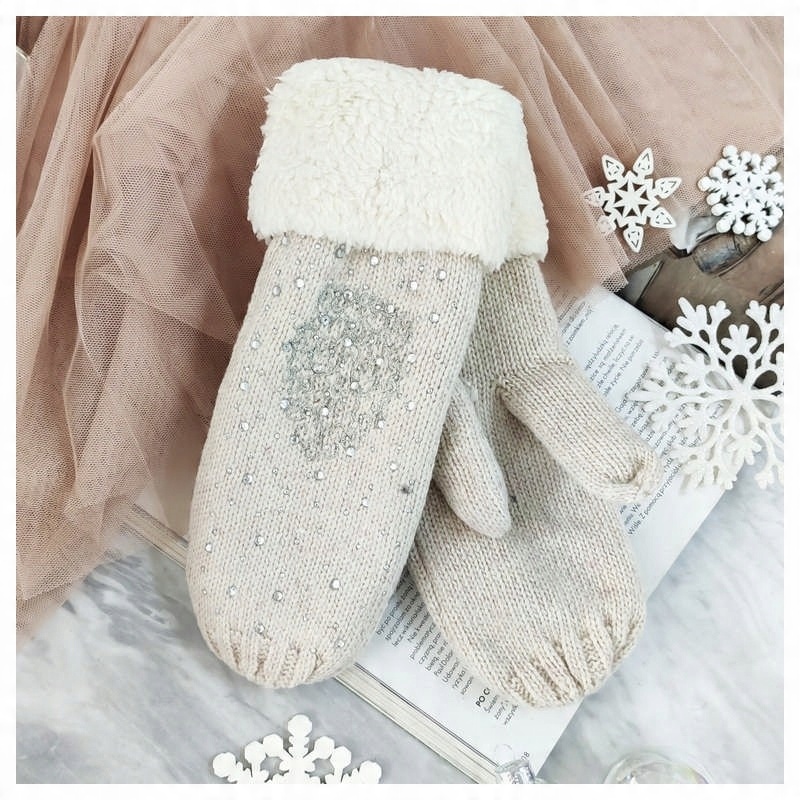 

Rękawiczki Frozen Beżowe