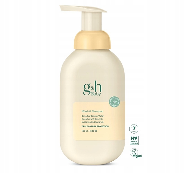 Amway Żel (pianka) do mycia i szampon dla niemowląt Baby g&h