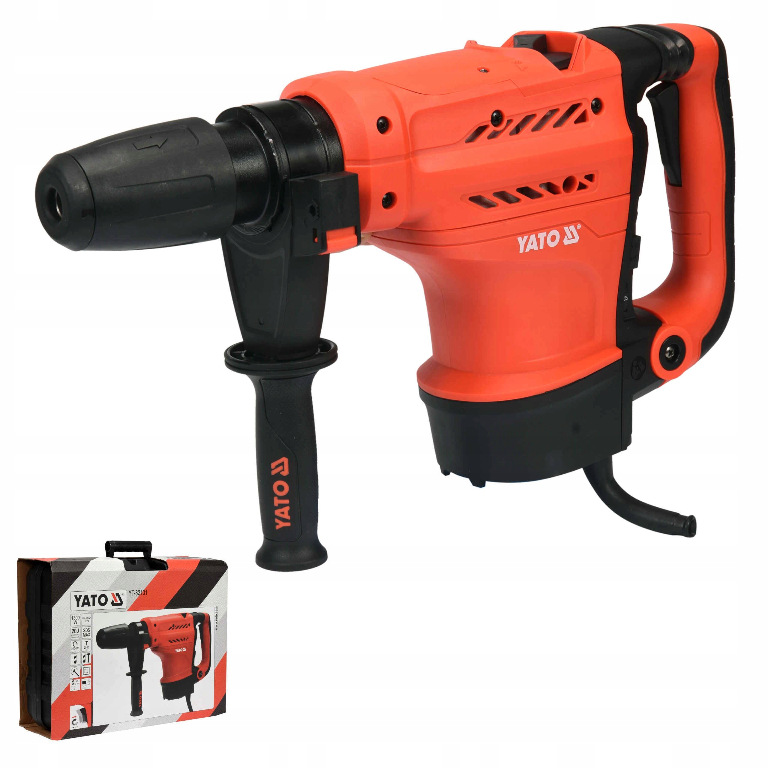

Yato Młot Udarowo-obrotowy Sds Max 20J 1300W 7KG