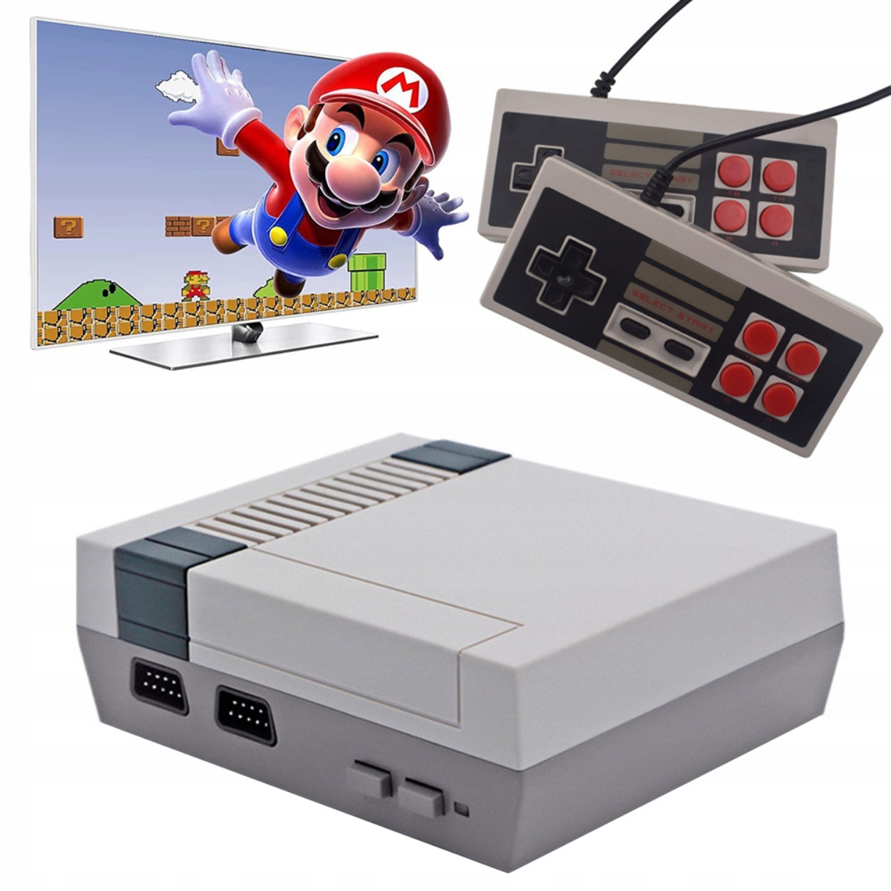 Gra Telewizyjna KONSOLA RETRO VIDEO MINI 620 GIER + PADY KOMPLET NA PREZENT