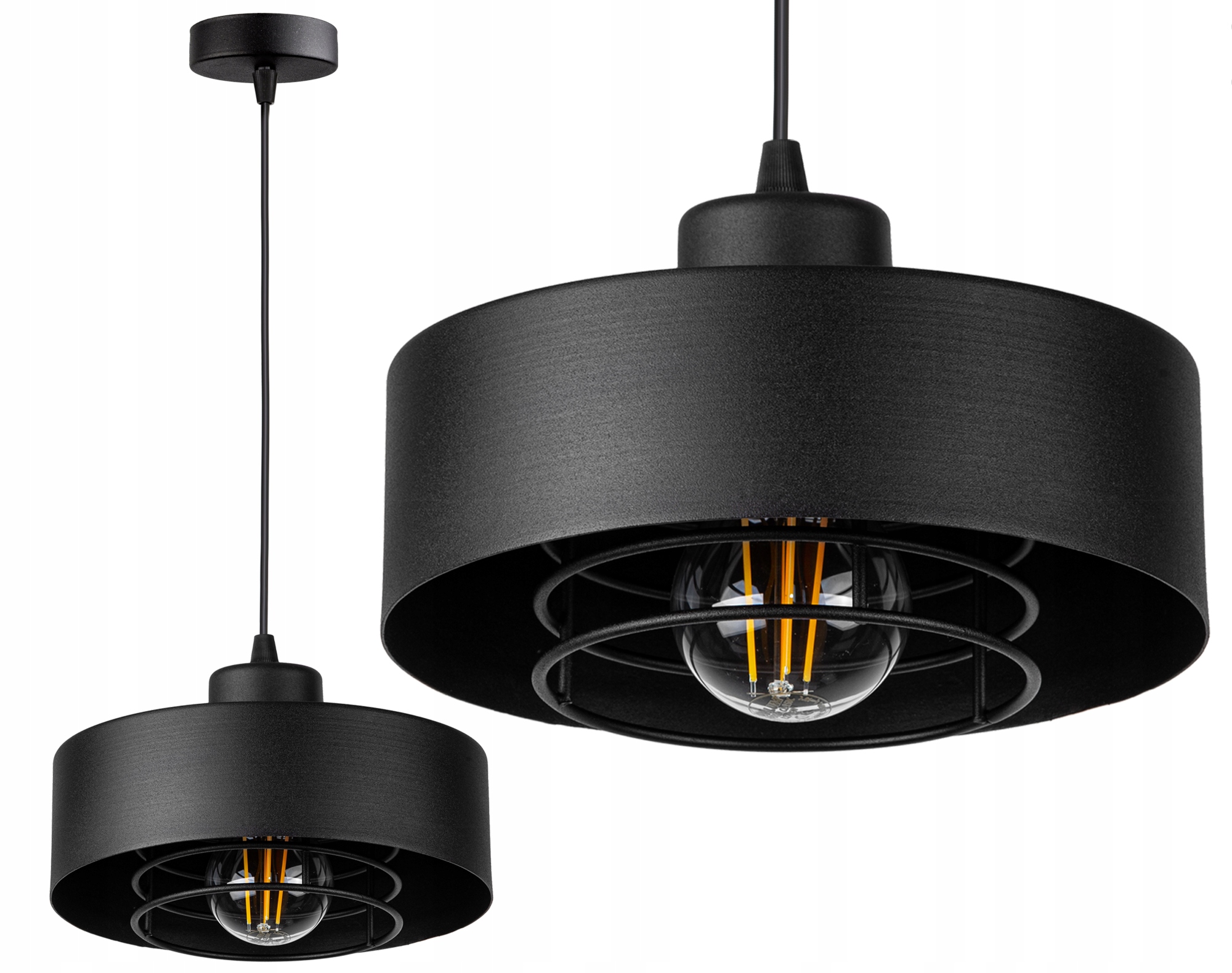 

Lampa Sufitowa Plafon Żyrandol Loft Edison Led