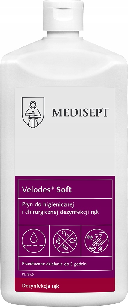 

Velodes Soft 1L Płyn Do Dezynfekcji Rąk