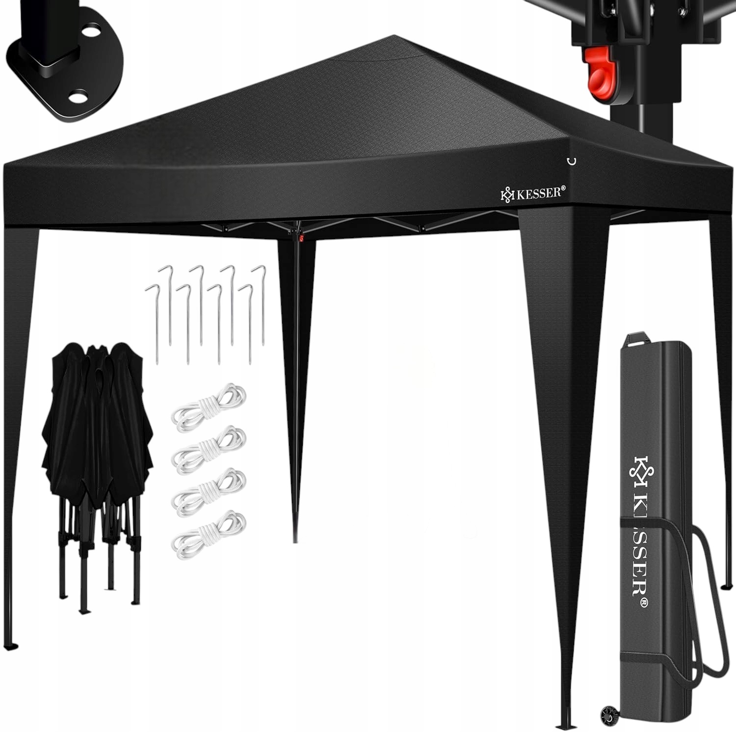 Kesser Záhradný pavilón 3x3 m, skladací, Uv 50+ s Led osvetlením