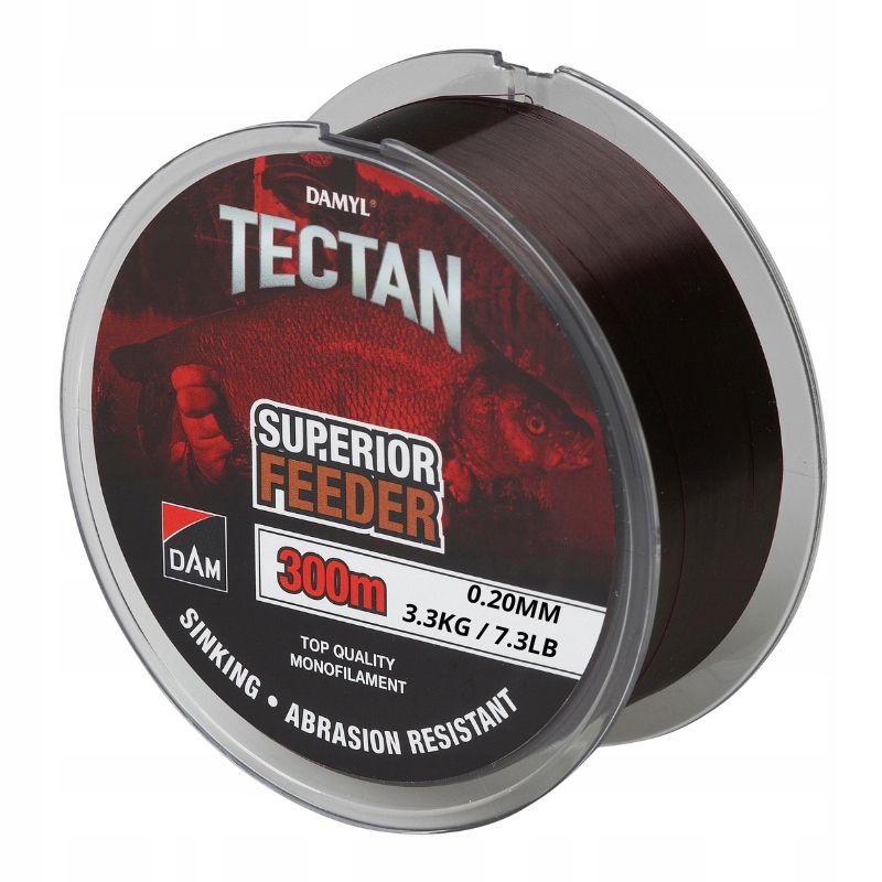 Dam Żyłka Tectan Superior Feeder 0.20mm 300m Brązowa