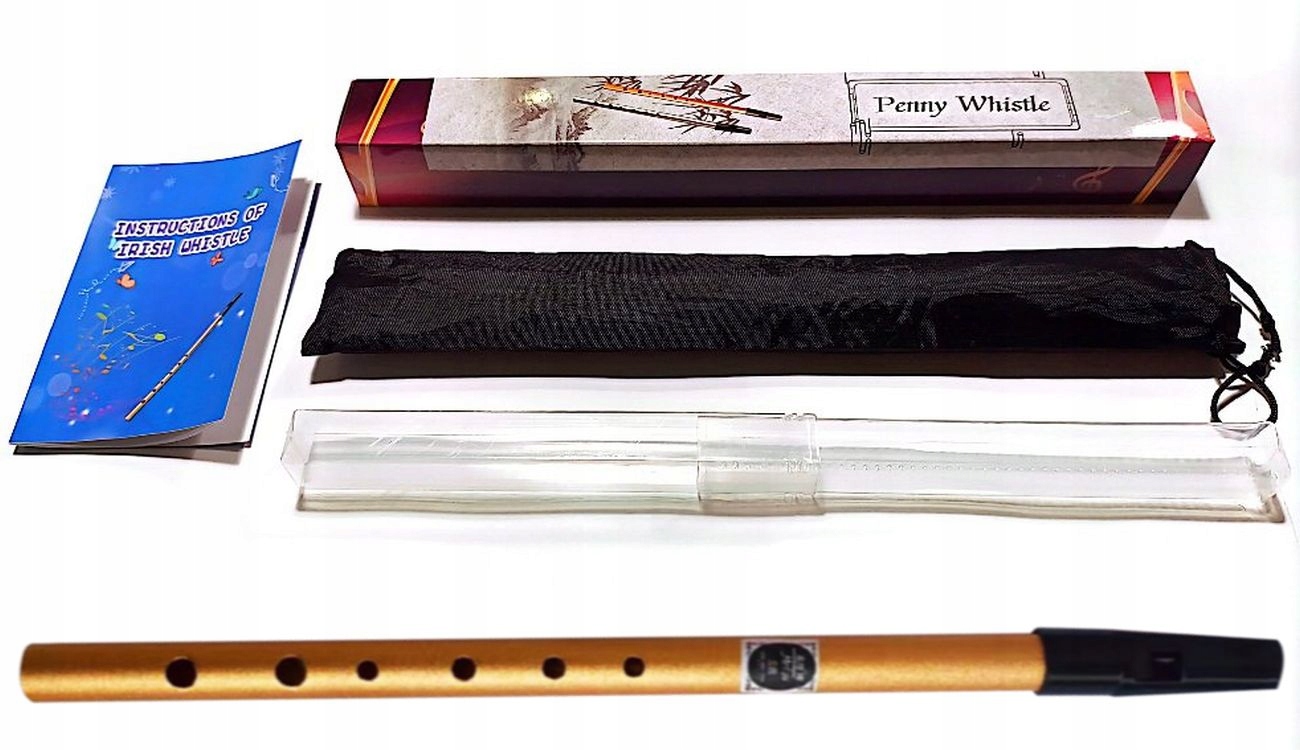 FLAŻOLET KERA AUDIO SD/D GOLD ZŁOTY TONACJA D