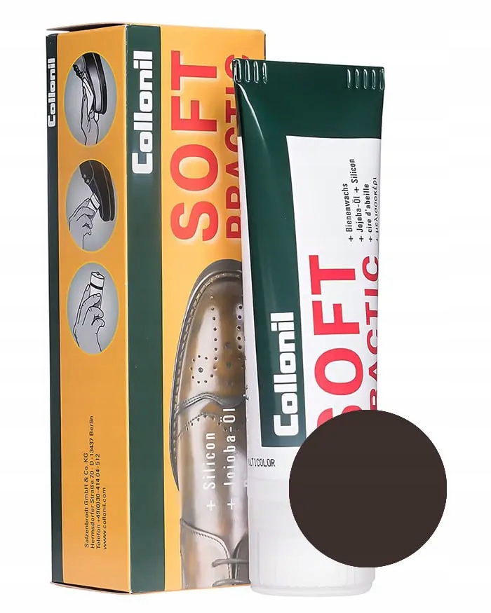 Soft Practic Collonil, pasta do butów, c. brąz