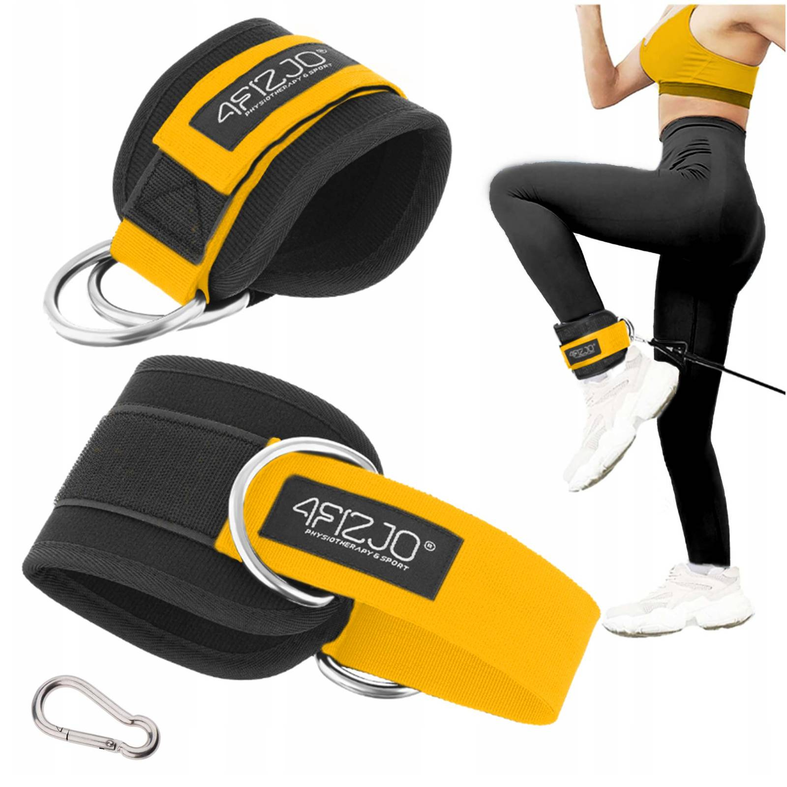 OPASKI TRENINGOWE NA KOSTKI KOSTKĘ WYCIĄG ATLAS ZESTAW WYTRZYMAŁE WYGODNE