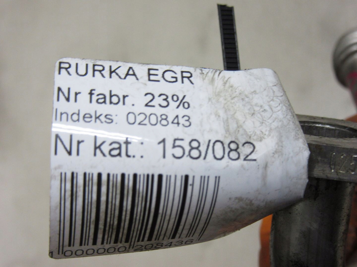 VOLVO XC60 2 0 RURKA RURA EGR 08 13 82 Part manufacturer Volvo OE