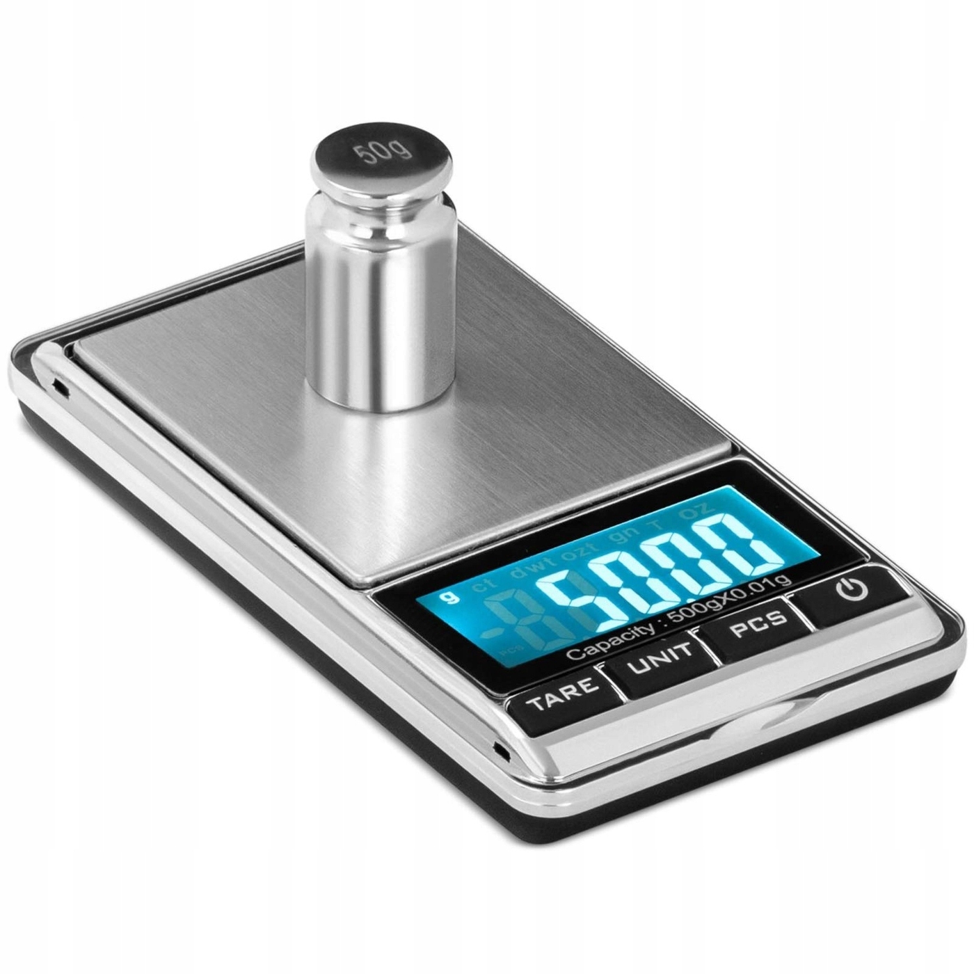 Waga Jubilerska Gramowa Kieszonkowa 500g/0,01g LCD