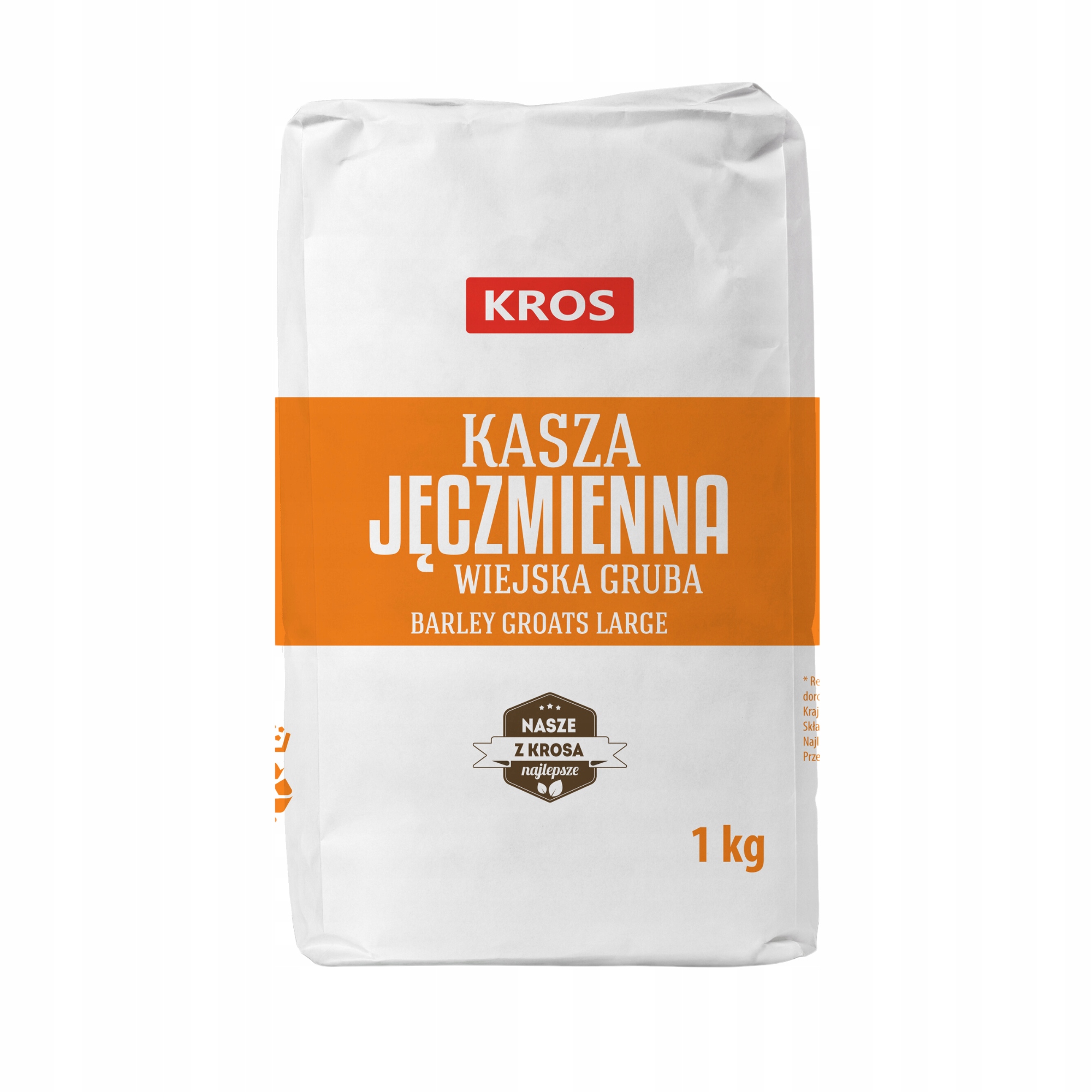 Ječmenná kaše Venkovská Hrubá Kros 1kg Zdravá přírodní Vysoká kvalita