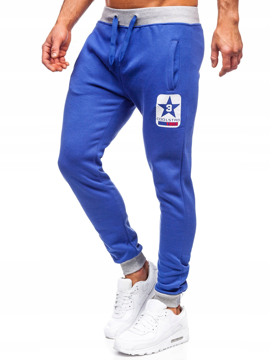 

Spodnie Dresowe Niebieskie K10001 DENLEY_2XL