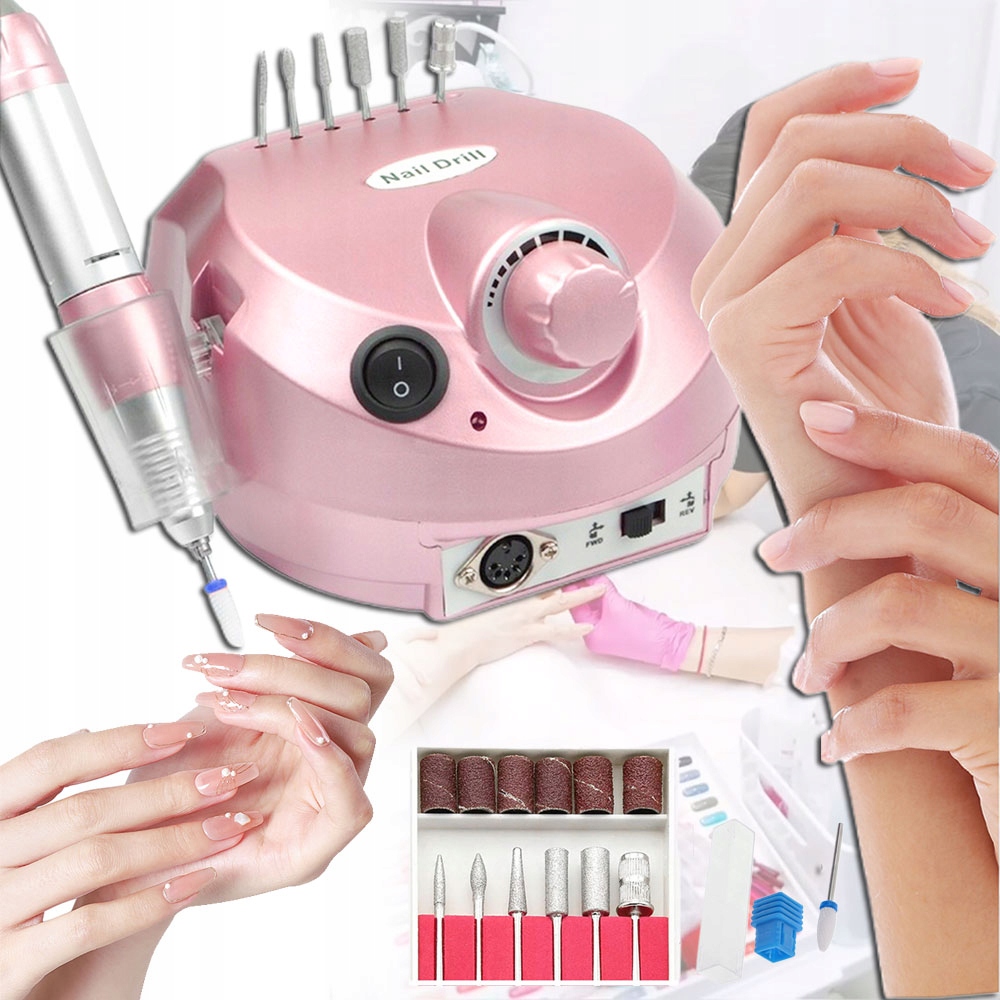 Bruska Na Nehty Manikúra Pedikúra 65W Profesionální Silná Frézy Na Paže