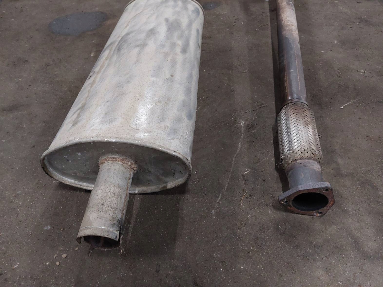 muffler, exhaust central VOLKSWAGEN LT 46 2.8 TDI