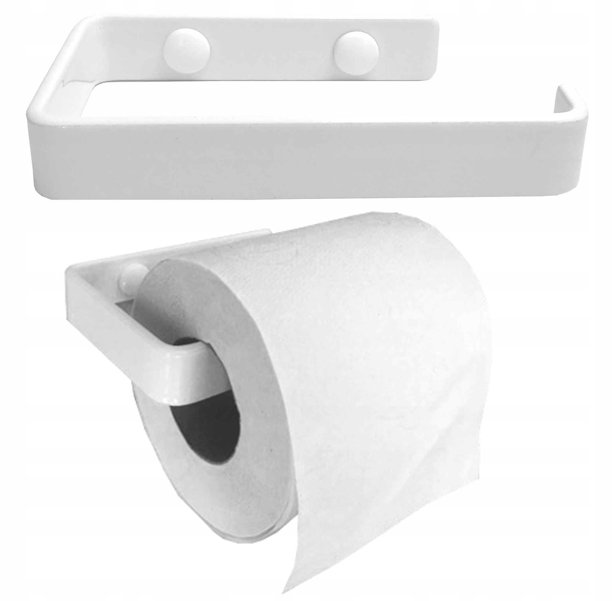 

Mocny Uchwyt Wieszak Na Papier Toaletowy Biały H2