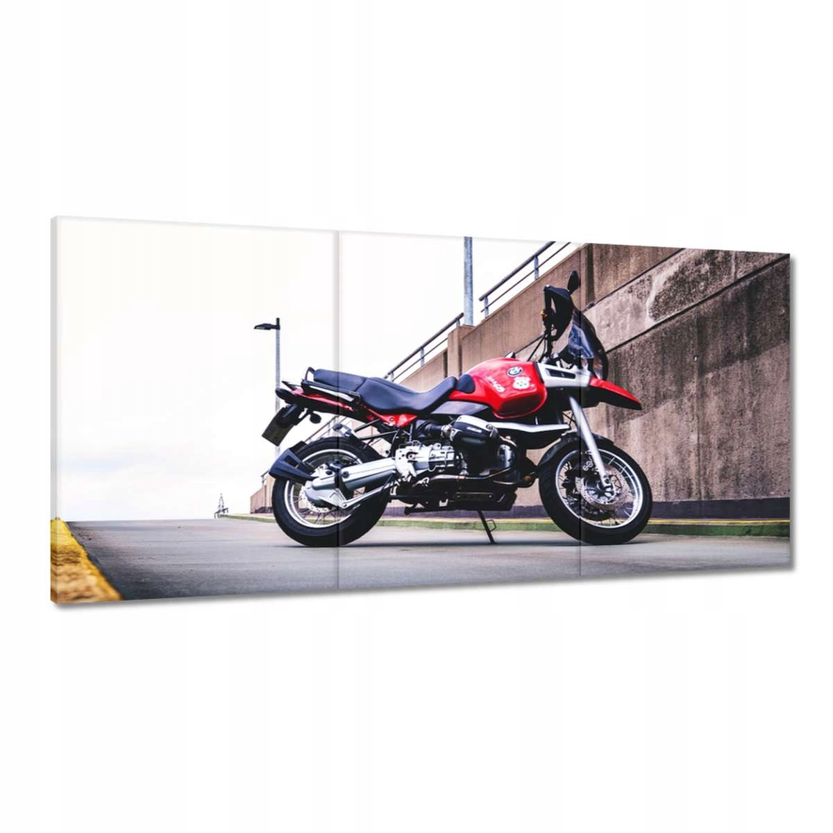 Obrazy 180x90 Červený motocykel Bmw