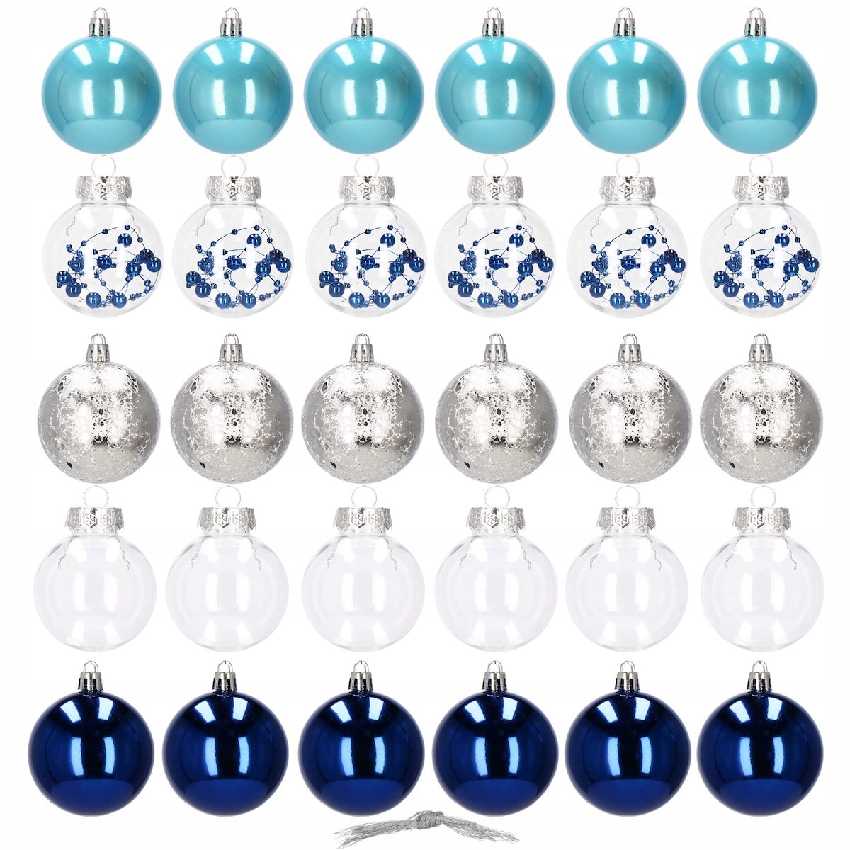 

Bombki Na Choinkę Bombka 6CM Komplet 30SZT.