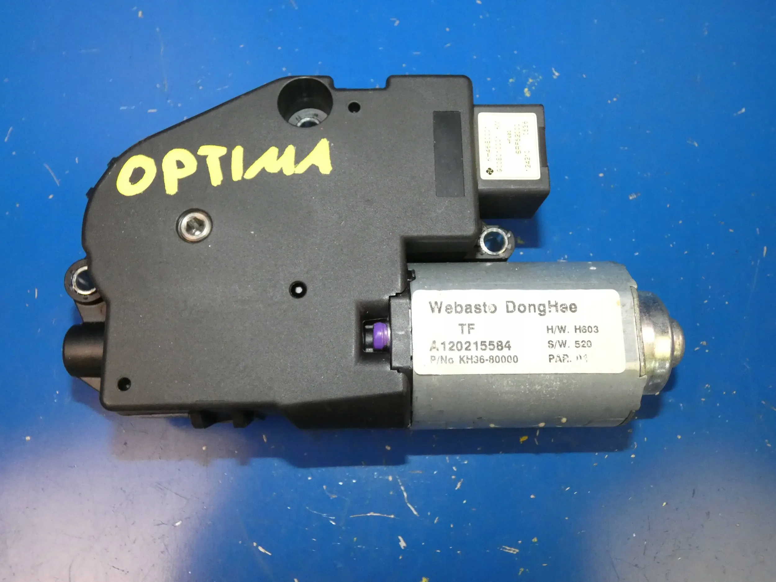 KIA OPTIMA III MICRO MOTEUR TOIT OUVRANT