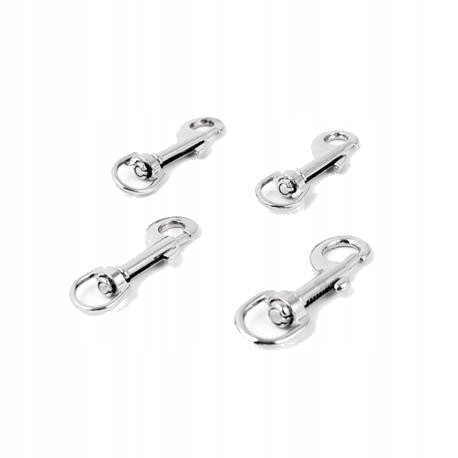 KARABIŃCZYK DO KLUCZY, SMYCZY NIKLOWANY B 70mm