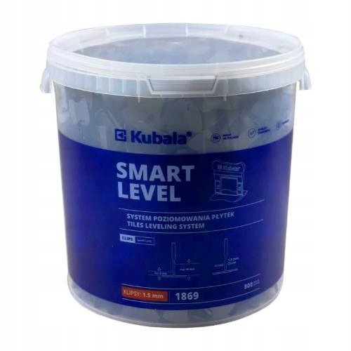 Spony Smart Level, 1,5 mm, 800 ks kbelík 20 l, Kubala