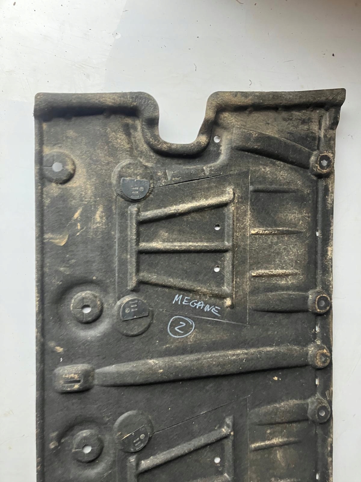 abdeckung Blende Abdeckung Unterfahrschutz RENAULT MEGANE V E-TECH 555822010R