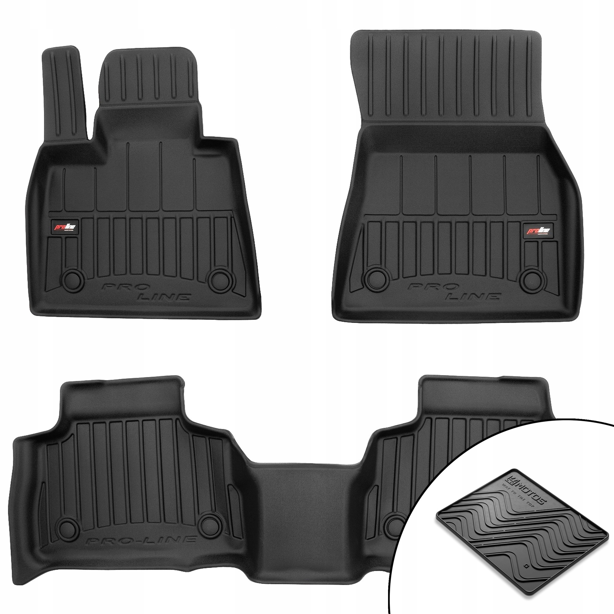 3D gumové rohože Bmw X6 G06 od roku 2019 rohož zdarma