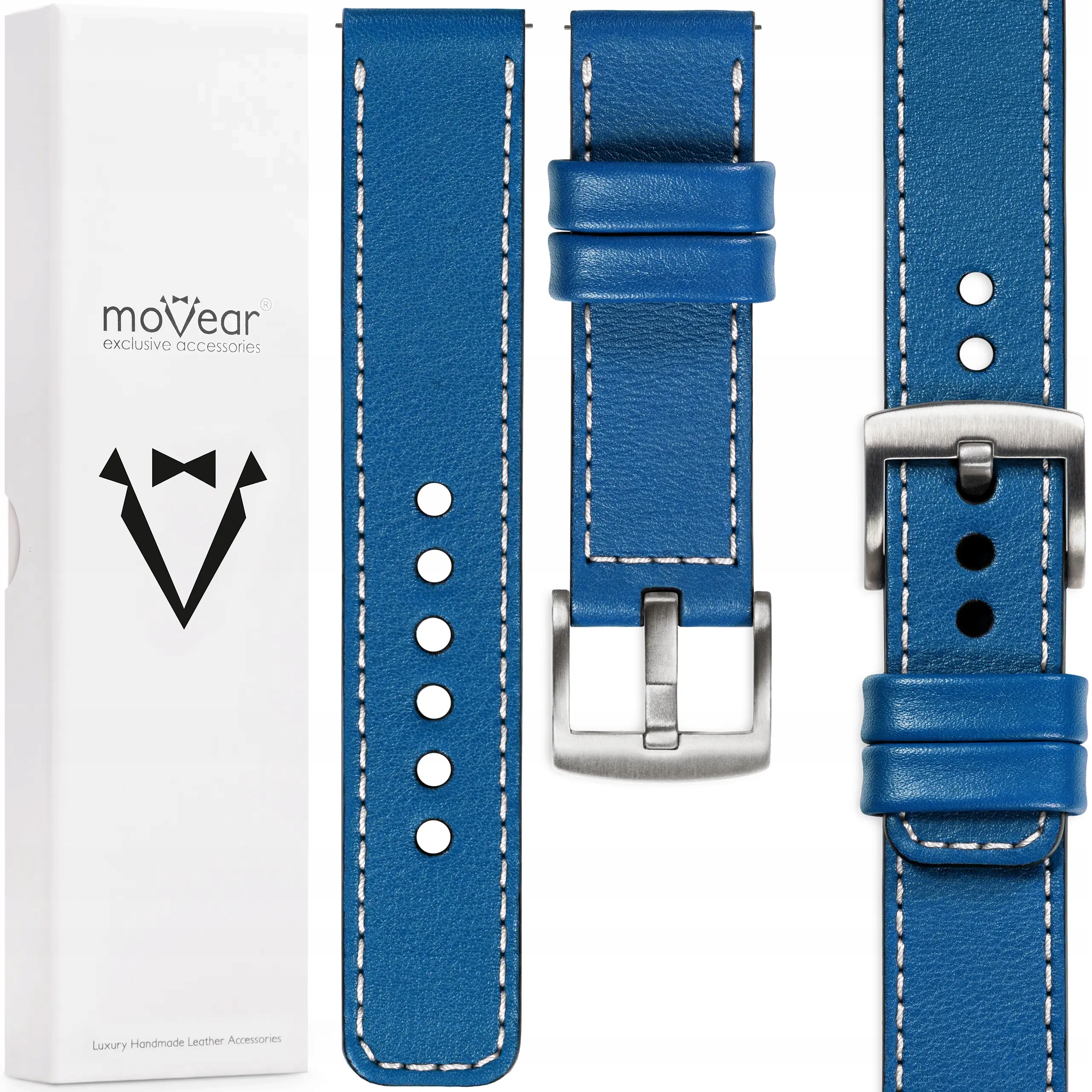 23 mm exkluzivní řemínek pro prémiové hodinky, elegantní Polský kožený