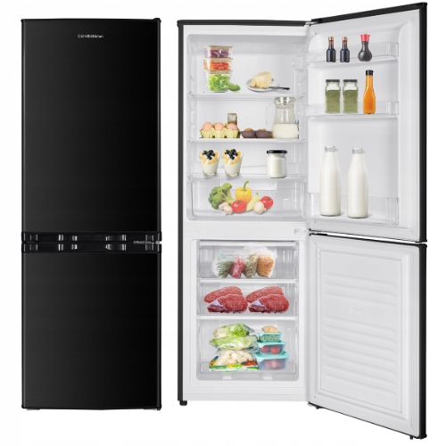 Lodówka 150cm 207L Smith&Brown SFBF-211-BE3 Szerokość 55cm Czarna