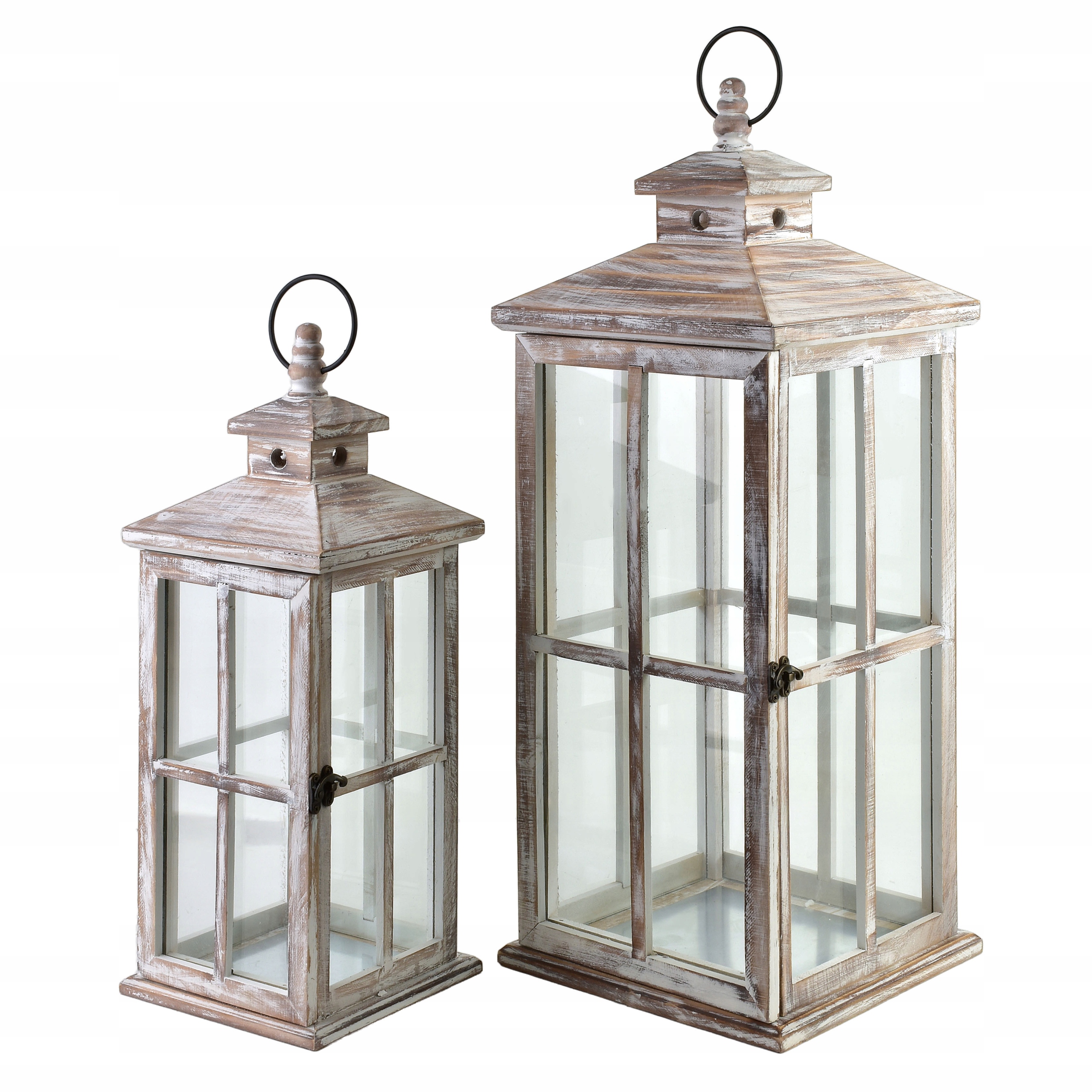 Sada dekorativních lamp na svíčky 2 ks Lokke v rustikálním stylu