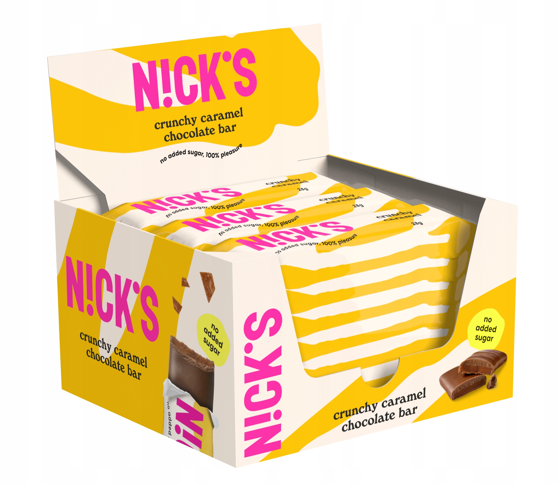 Nick's Crunchy Caramel Kartonik 28G X 21 Szt