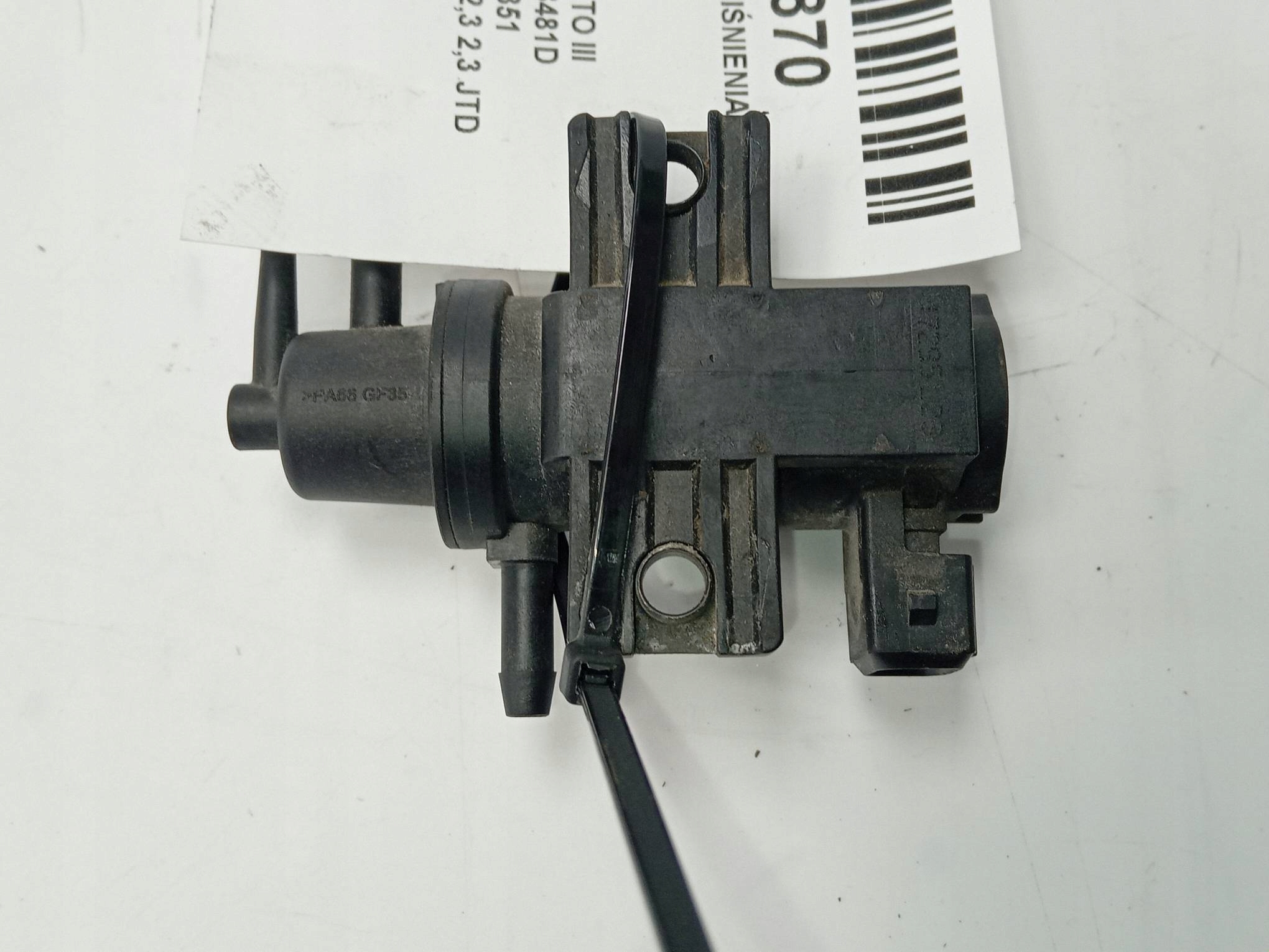 Sensor Unterdruck 55269482 FIAT DUCATO III