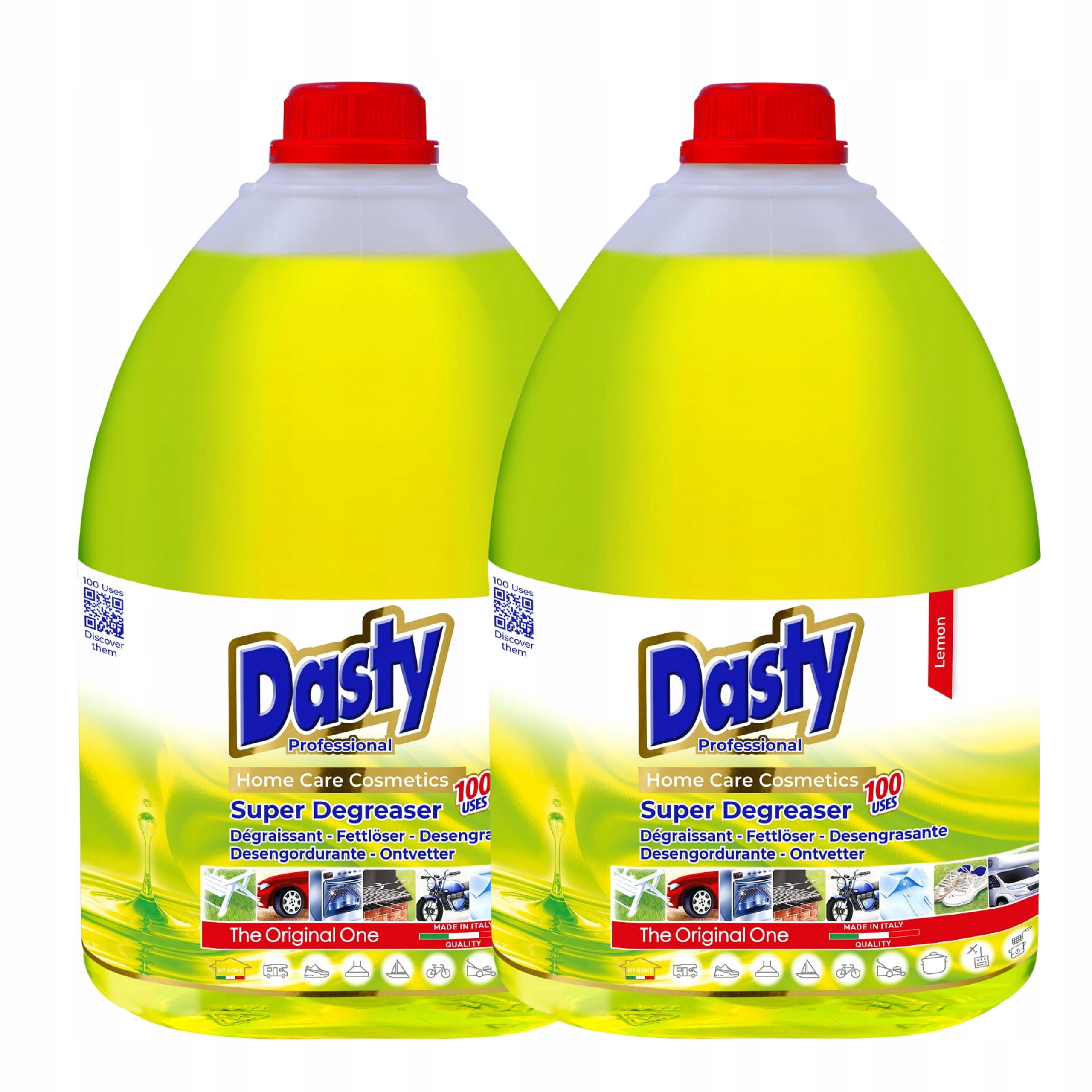 Levně Profesionální odmašťovač Italský koncentrát Zásoba Dasty Degreaser 5L